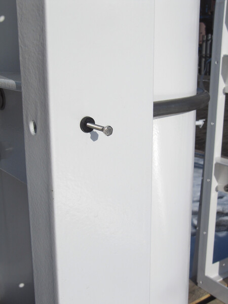 Shock relief for lifeboat housings