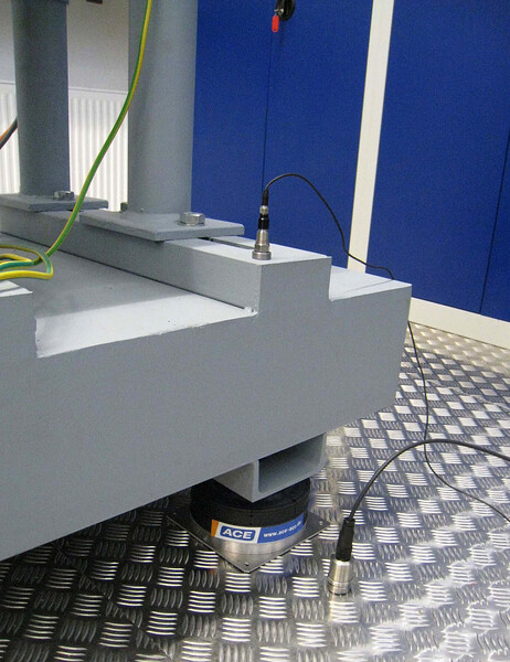 Vibration isolation of test stands and measuring tables