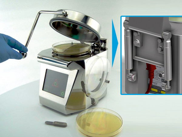 HB12-HB70 Easier handling of laboratory samples in clean rooms thanks to hydraulic dampers