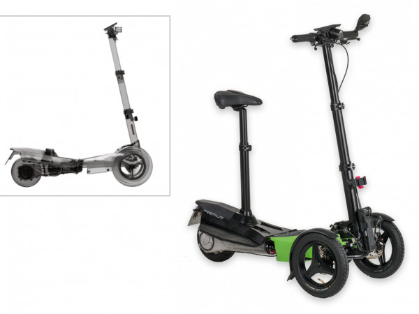 TUBUS-TR-H - High quality e-scooters with TUBUS individually damped