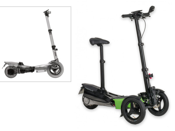 TUBUS-TR-H - High quality e-scooters with TUBUS individually damped